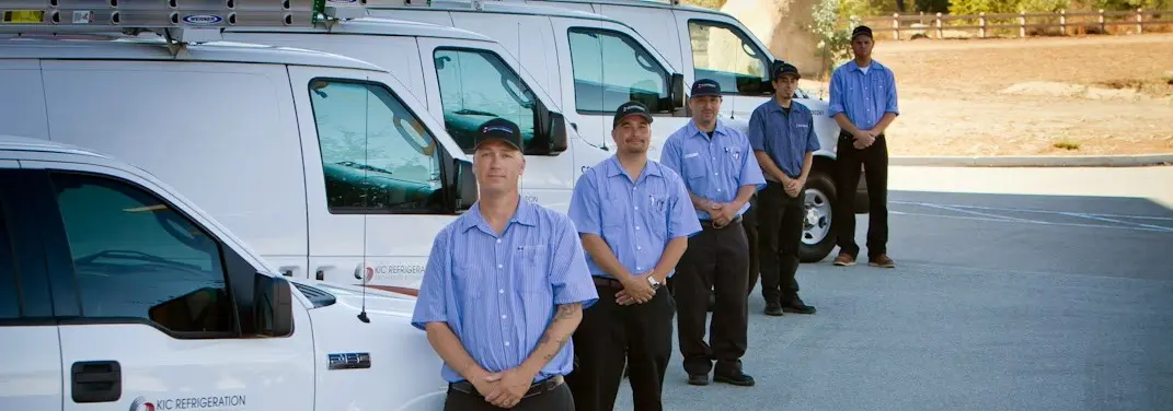 KIC Refrigeration crew ready for Mini Split Repair jobs across Ladera Heights
