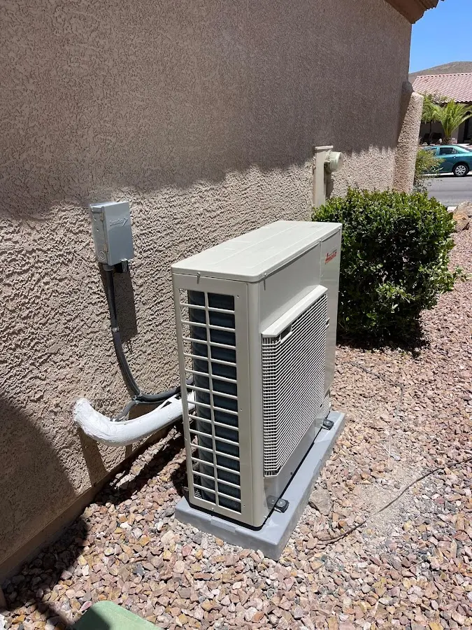 Residential air conditioning condenser unit in Ladera Heights